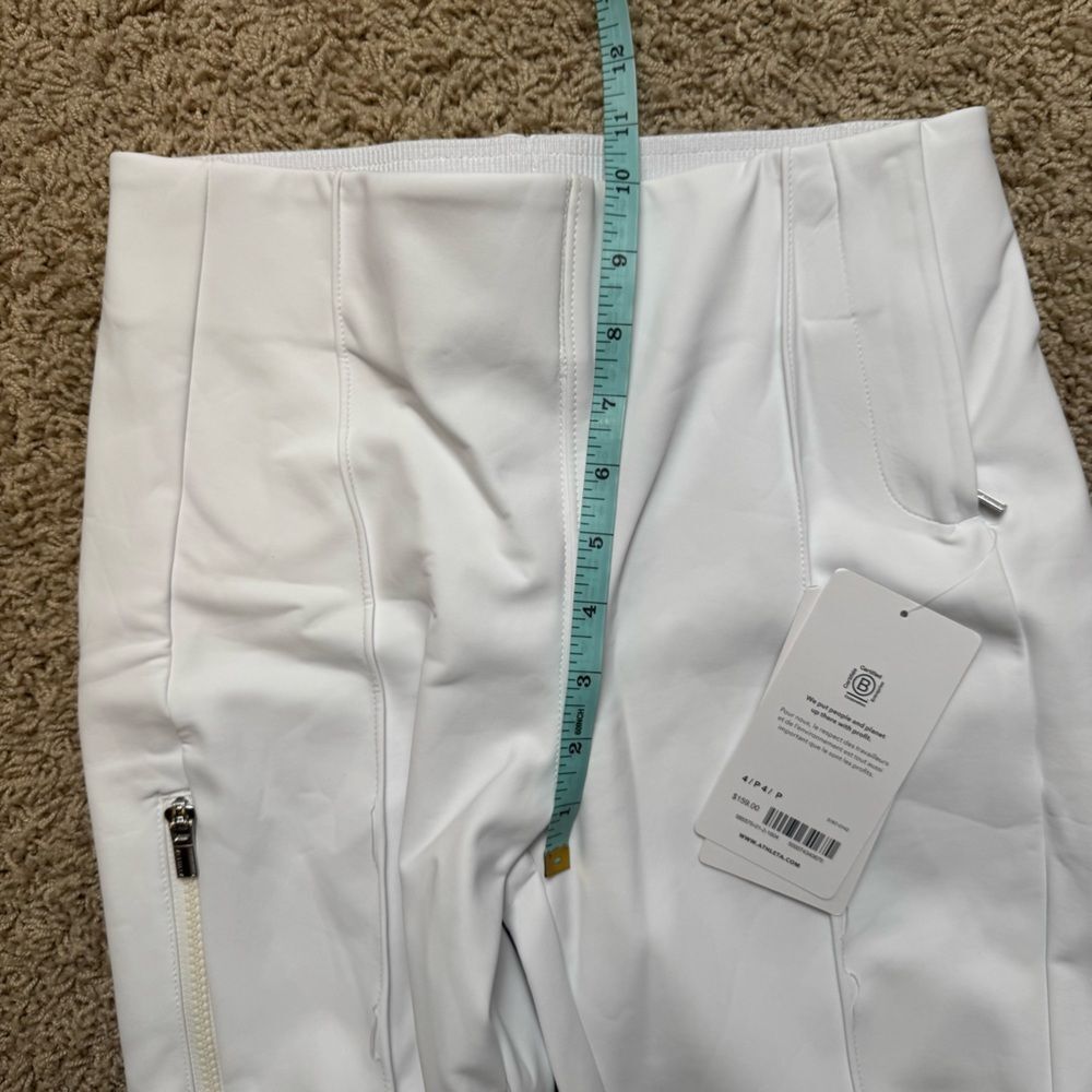 Athleta Glacier Snow Skinny Pants NWT Womens Size 4 Petite White - Picture 6 of 11
